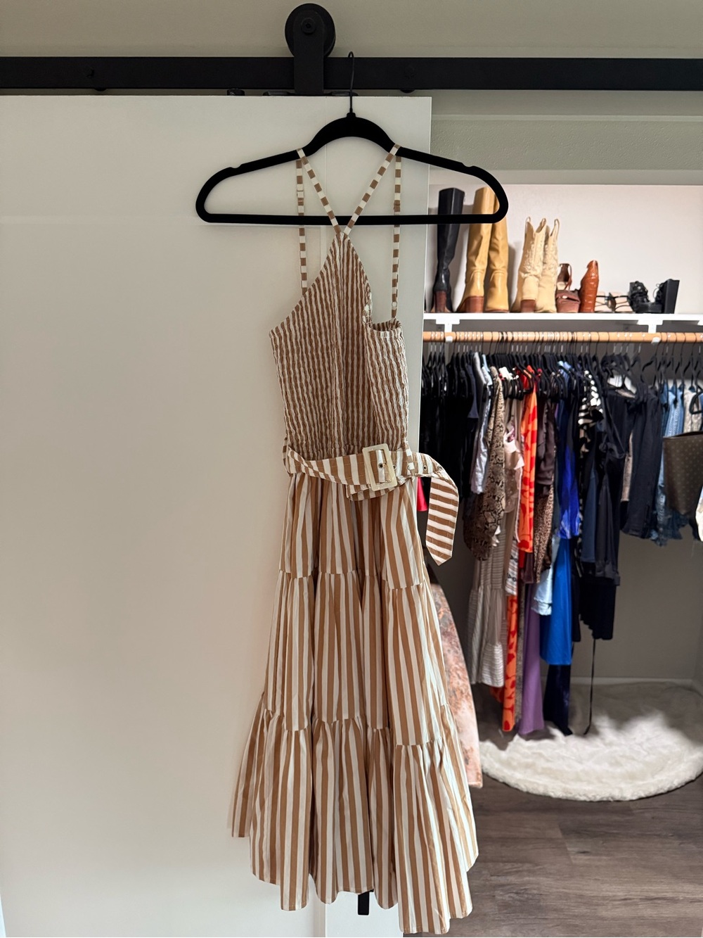 LUSANA Arlen Midi Dress